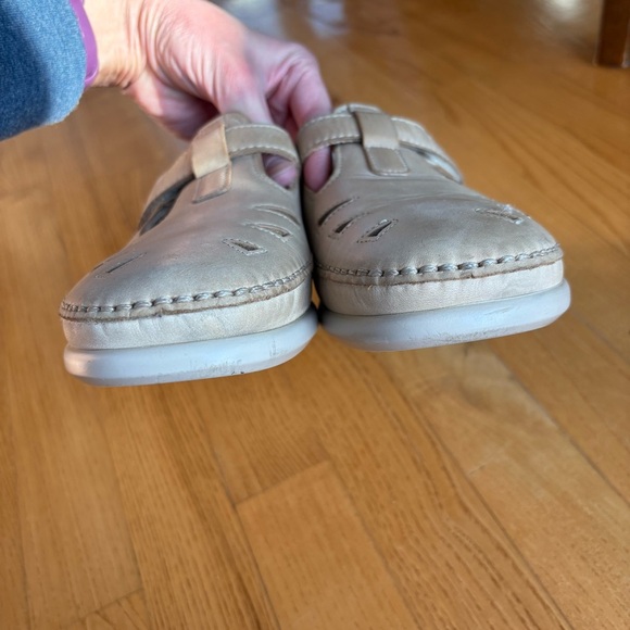 SAS shoes stone tan cream leather Tripad comfort womens made in the USA Size 10 - Picture 8 of 11